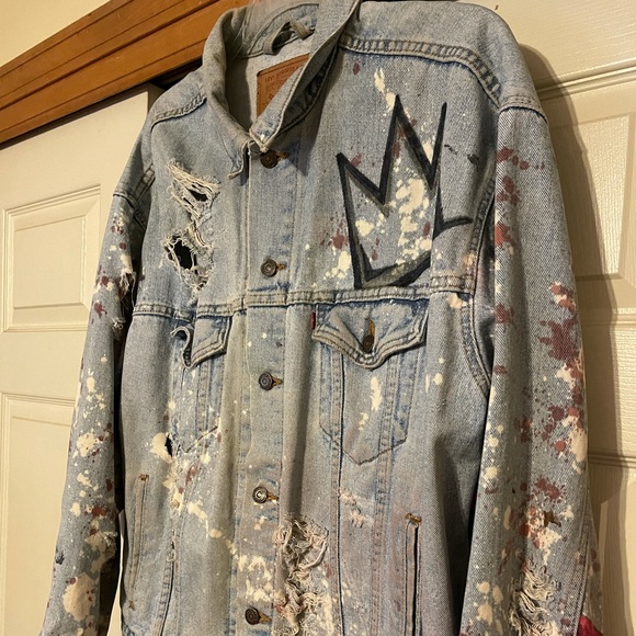 Custom made vintage Levi denim jacket